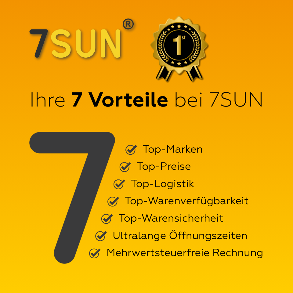 7SUN Vorteile Landingpage